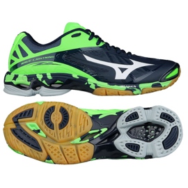 Tênis de vôlei Mizuno Wave Lightening Z2 M V1GA160006 azul marinho azul marinho