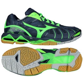 Tênis de vôlei Mizuno Wave Tornado XM V1GA161236 multicolorido azul marinho