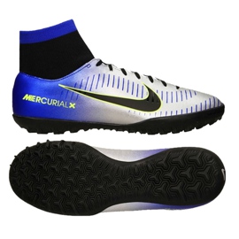 Chuteiras Nike MercurialX Victory Vi Neymar Df Tf M 921514-407 verde, azul, cinza / prata azul Chuteiras Nike MercurialX Victory Vi Neymar Df Tf M 921514-407 verde, azul, cinza / prata azul