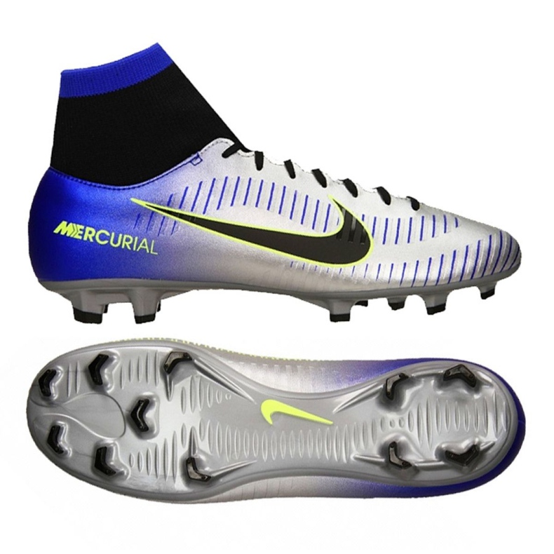 Nike Mercurial Victory Vi Df Fg Neymar M 921506-407 chuteiras multicolorido prata
