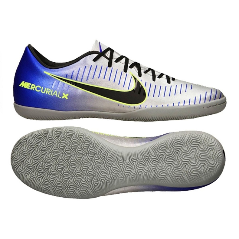 Sapatos de interior Nike MercurialX Victory Vi Neymar Ic M 921516-407 cinza cinza