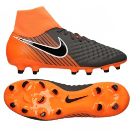 Chuteiras de futebol Nike Obra Ii Academy Df Fg M AH7303-080 preto multicolorido