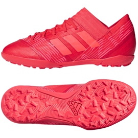 Chuteira Adidas Nemeziz Tango 17.3 Tf Jr CP9238 multicolorido vermelho