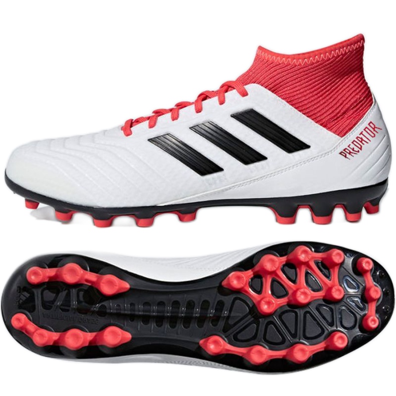 Chuteira Adidas Predator 18.3 Ag M CP9307 branco branco