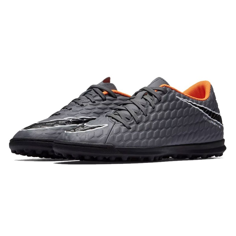 Chuteiras de futebol Nike Hypervenom PhantomX 3 Club Tf M AH7281-081 cinza cinza