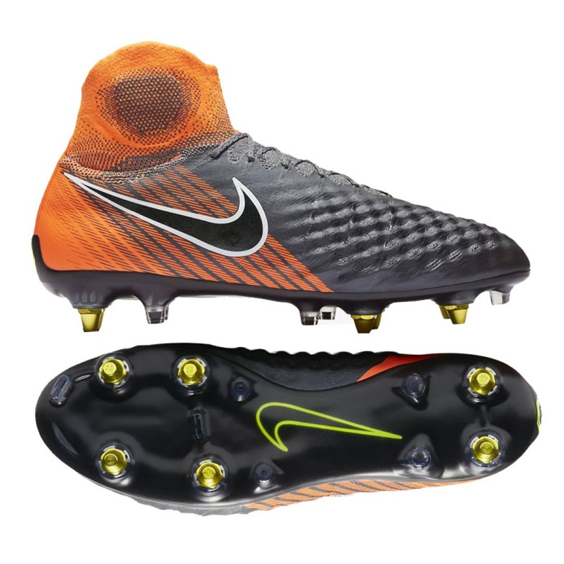 Chuteiras de futebol Nike Magista Obra 2 Elite Ac Sg Pro M AH7304-080 cinza cinza