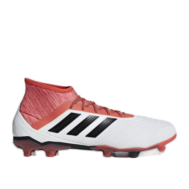 Chuteira Adidas Predator 18.2 Fg M CM7666 multicolorido branco