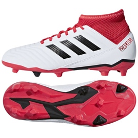 Chuteira Adidas Predator 18.3 Fg Jr CP9011 multicolorido branco