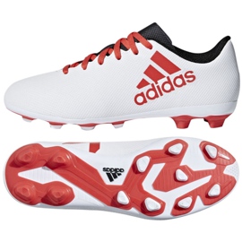 Chuteiras Adidas X 17.4 FxG Jr CP9015 multicolorido branco