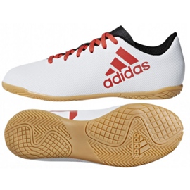 Tênis indoor adidas X Tango 17.4 IN Jr CP9053 branco Tênis indoor adidas X Tango 17.4 IN Jr CP9053 branco
