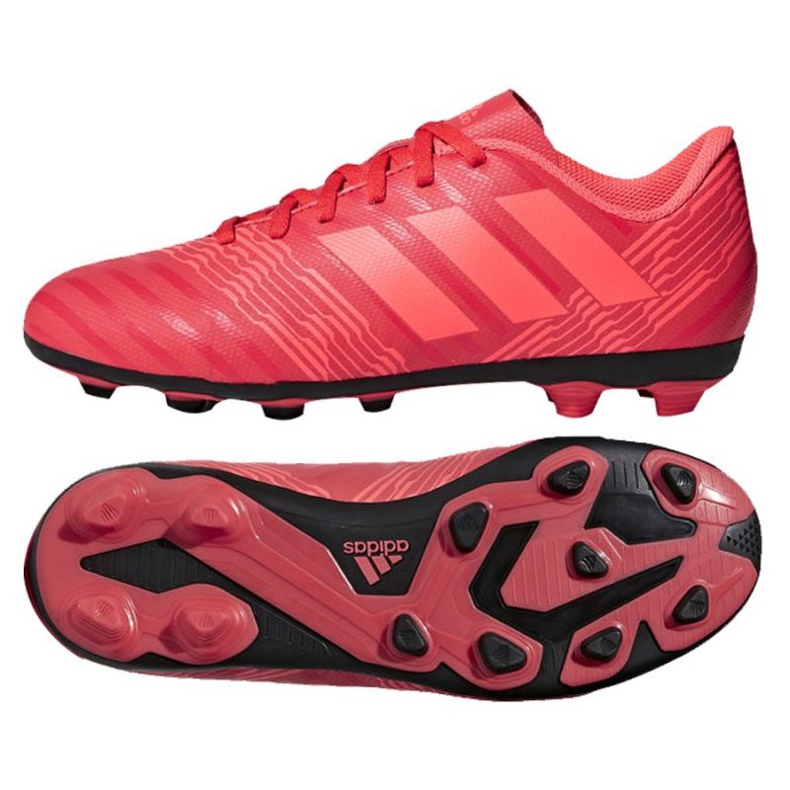 Chuteira Adidas Nemeziz 17.4 FxG Jr CP9207 vermelho vermelho