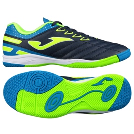 Chuteiras Joma Toledo In Jr TOLJS.803.IN preto azul marinho Chuteiras Joma Toledo In Jr TOLJS.803.IN preto azul marinho