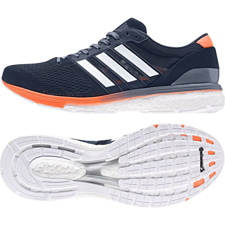 Tênis de corrida adidas Adizero Boston 6 M BB6412 azul marinho