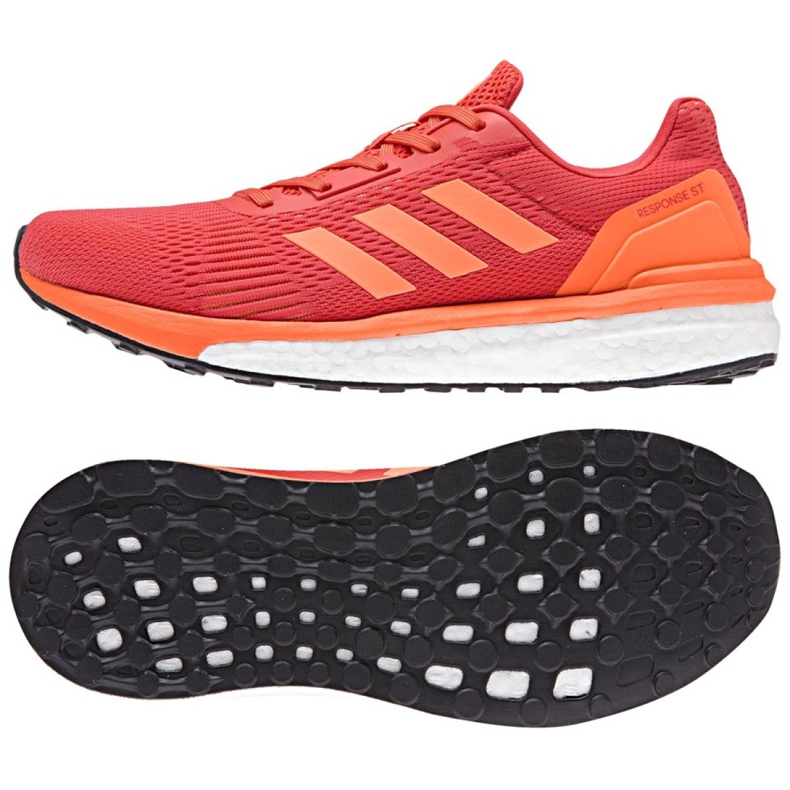 Tênis de corrida adidas response W CP8685 vermelho