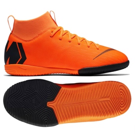 Tênis indoor Nike Mercurial SuperflyX 6 Academy Gs Ic Jr AH7343-810 laranja laranja Tênis indoor Nike Mercurial SuperflyX 6 Academy Gs Ic Jr AH7343-810 laranja laranja