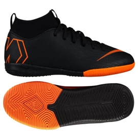 Tênis indoor Nike Mercurial SuperflyX 6 Academy Gs Ic Jr AH7343-081 laranja preto