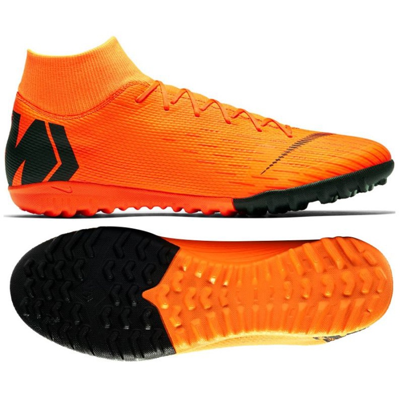Chuteiras de futebol Nike Mercurial SuperflyX 6 Academy Tf M AH7370-810 laranja laranja