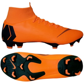Sapatos de futebol Nike Mercurial Superfly 6 Pro Fg M AH7368-810 laranja laranja