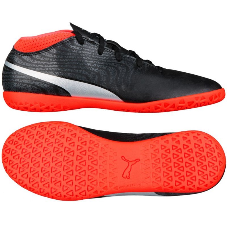 Chuteiras de futebol Puma One 18.4 It Junior preto
