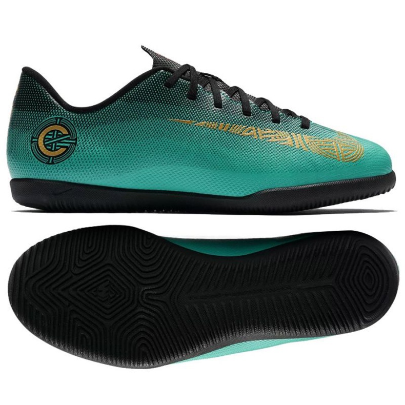 Chuteiras de futebol Nike Mercurial Vaporx 12 Club Gs CR7 IC Jr AJ3105-390