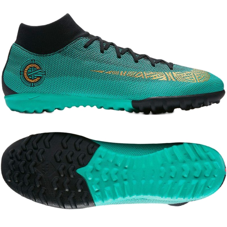 Chuteira de futebol Nike Mercurial Superflyx 6 verde Chuteira de futebol Nike Mercurial Superflyx 6 verde