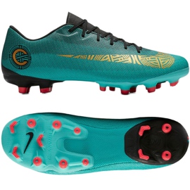 Chuteiras Nike Mercurial Vapor 12 Academy CR7 MG M AJ3721-390 verde Chuteiras Nike Mercurial Vapor 12 Academy CR7 MG M AJ3721-390 verde