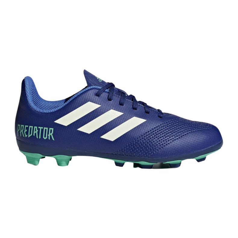 Chuteira Adidas Predator 18.4 FxG Junior CP9242 multicolorido azul