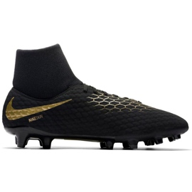 Chuteiras de futebol Nike Hypervenom Phantom 3 Academy DF FG M AH7268-090 preto Chuteiras de futebol Nike Hypervenom Phantom 3 Academy DF FG M AH7268-090 preto