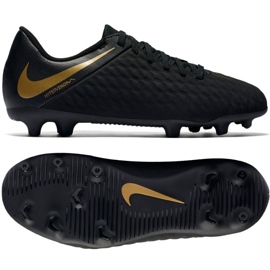 Chuteiras de futebol Nike Hypervenom Phantom 3Club Fg Jr AJ4146-090 preto preto Chuteiras de futebol Nike Hypervenom Phantom 3Club Fg Jr AJ4146-090 preto preto