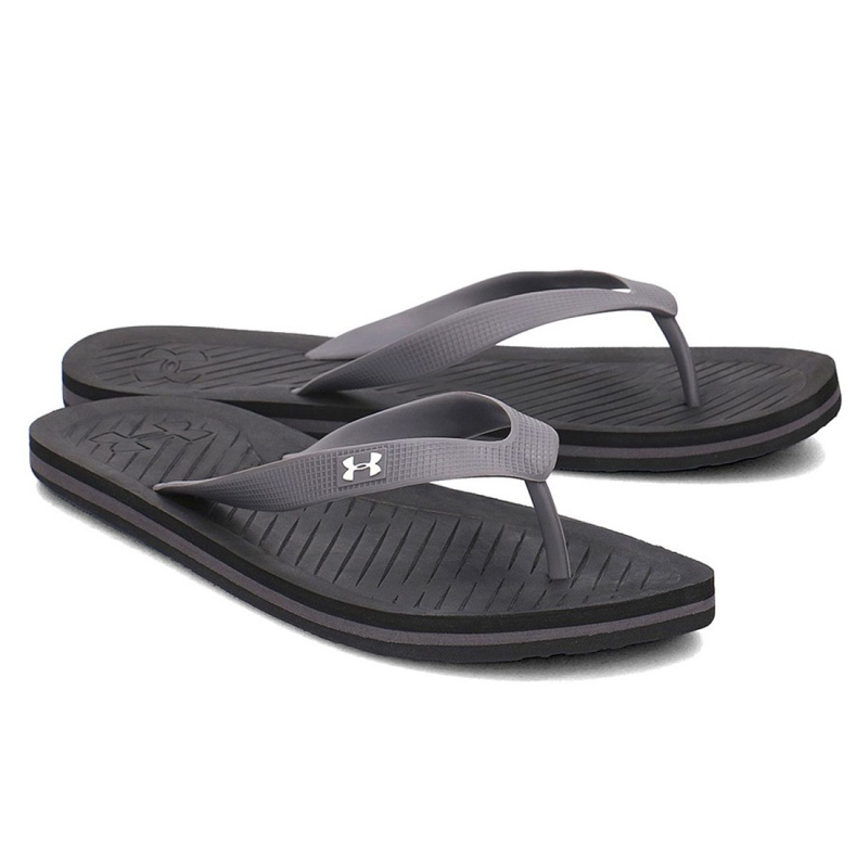 Chinelos Under Armour AtlanticDune M 1252506-004 preto cinza