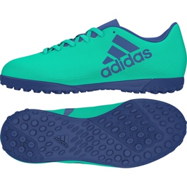 Chuteira Adidas X Tango 17.4 Tf Jr CP9045 verde verde Chuteira Adidas X Tango 17.4 Tf Jr CP9045 verde verde