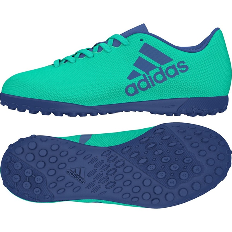 Chuteira Adidas X Tango 17.4 Tf Jr CP9045 verde verde Chuteira Adidas X Tango 17.4 Tf Jr CP9045 verde verde