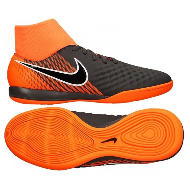 Chuteiras de futebol Nike Magista Obrax 2 Academy Df Ic M AH7309-080-S cinza cinza