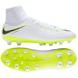 Chuteira de futebol Nike Hypervenom Phantom 3 Academy DF AG M AH7266-107 branco