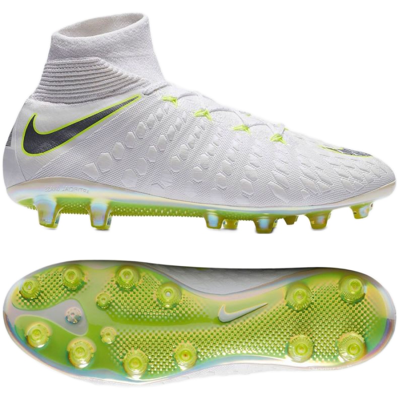 Chuteira de futebol Nike Hypervenom Phantom 3 Elite Df Agpro M AJ3819 107 branco branco KeeShoes