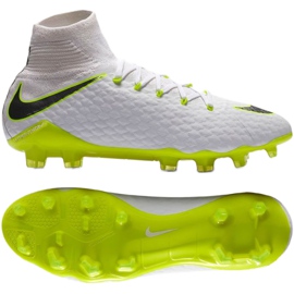 Chuteiras de futebol Nike Hypervenom Phantom 3 Pro Df Fg M AJ3802-107 branco branco Chuteiras de futebol Nike Hypervenom Phantom 3 Pro Df Fg M AJ3802-107 branco branco