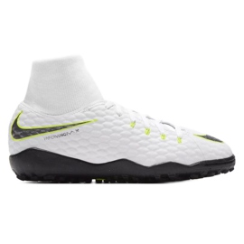 Chuteiras de futebol Nike Hypervenom PhantomX 3 Academy Df Tf Jr AH7293-107 branco branco Chuteiras de futebol Nike Hypervenom PhantomX 3 Academy Df Tf Jr AH7293-107 branco branco