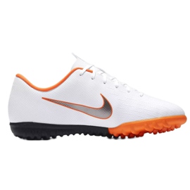 Chuteiras Nike Mercurial VaporX 12 Academy Gs Tf Jr AH7342-107 branco branco Chuteiras Nike Mercurial VaporX 12 Academy Gs Tf Jr AH7342-107 branco branco