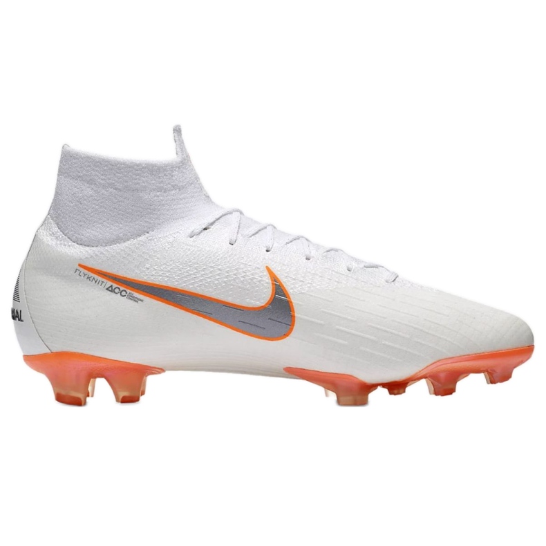 Chuteiras de futebol Nike Mercurial Superfly 6 Elite Fg M AH7365-107 branco branco