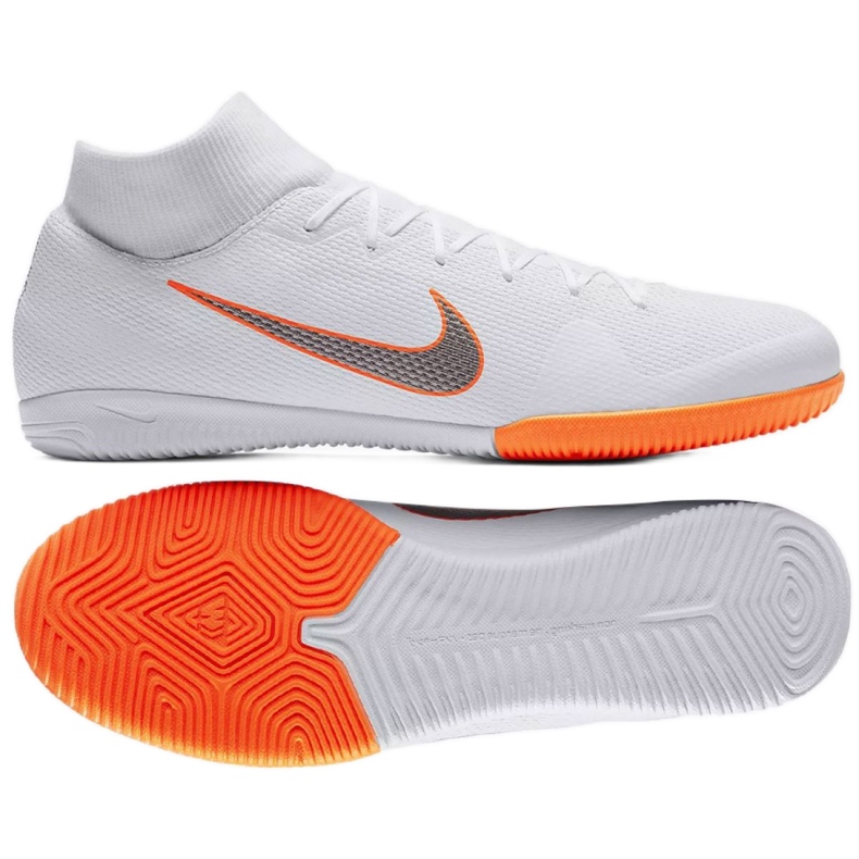 Tênis indoor Nike Merurial Superflyx 6 Academy Ic M AH7369-107 branco branco