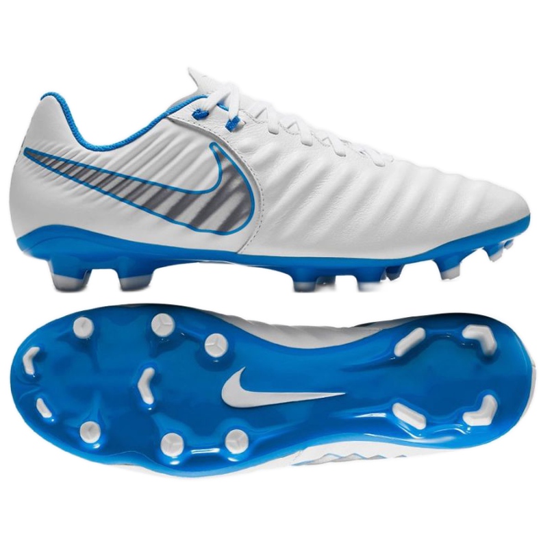 Chuteiras de futebol Nike Tiempo Legend 7 Academy Fg M AH7242-107 branco branco