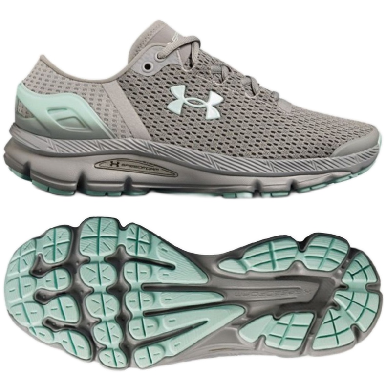 Under Armour W Speedform Intake 2 W 3000 290-100 tênis de corrida cinza verde