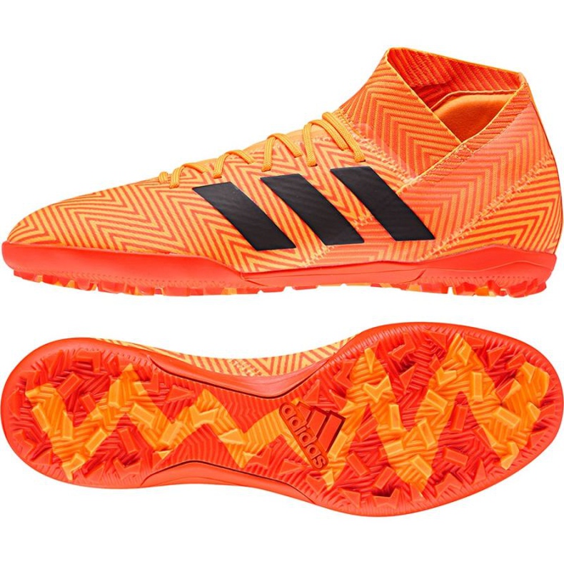 Chuteira Adidas Nemeziz Tango 18 laranja