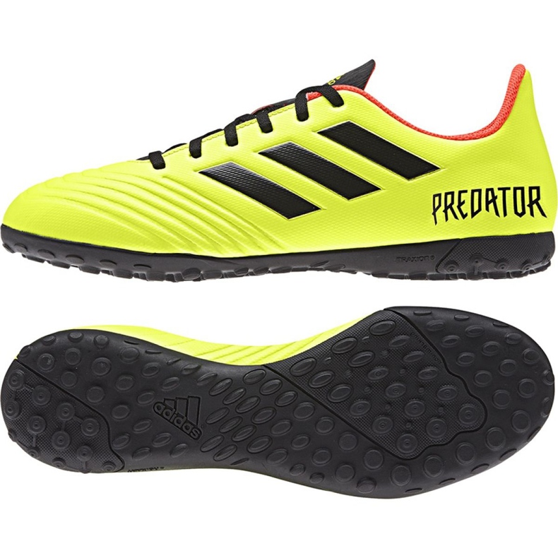 Chuteira Adidas Predator Tango 18.4 Tf M DB2141 multicolorido amarelo Chuteira Adidas Predator Tango 18.4 Tf M DB2141 multicolorido amarelo