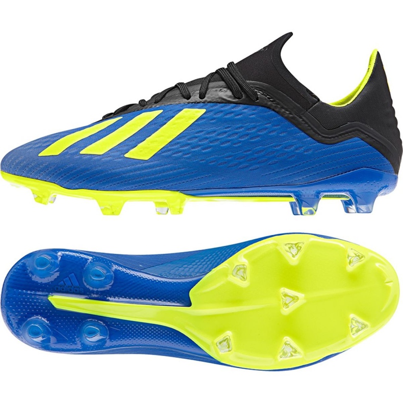 Chuteira Adidas X 18.2 Fg M DA9334 azul marinho azul