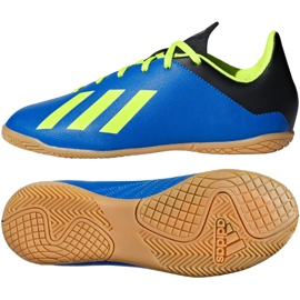 Chuteira Adidas X Tango 18.4 In Jr DB2431 azul marinho azul marinho Chuteira Adidas X Tango 18.4 In Jr DB2431 azul marinho azul marinho