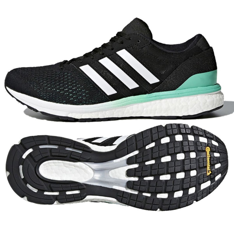Tênis de corrida adidas Boston 6 W BB6421 preto verde