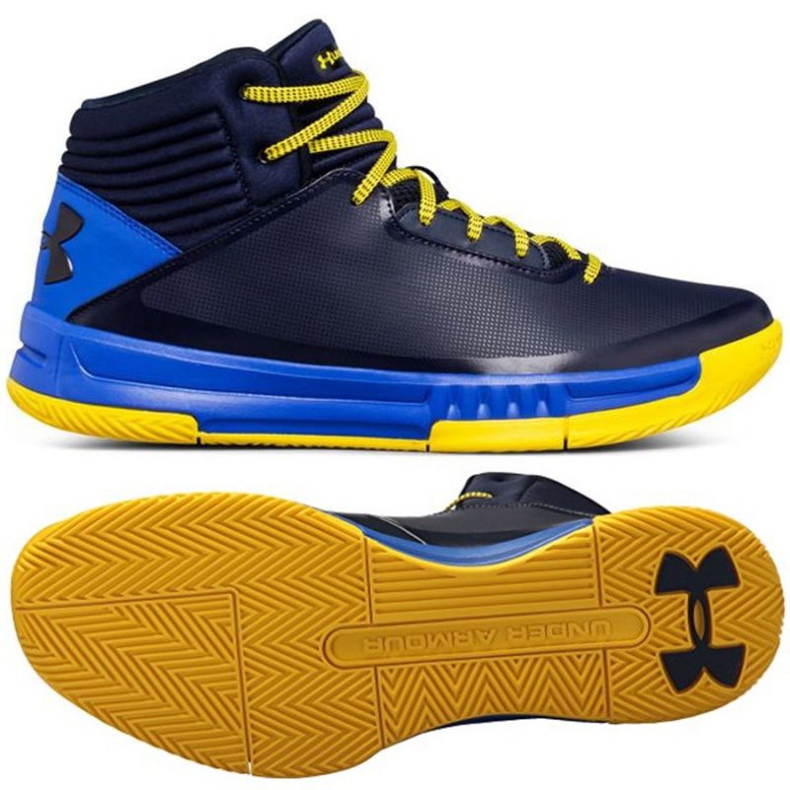 Tênis de basquete Under Armour Lockdown 2 M azul marinho