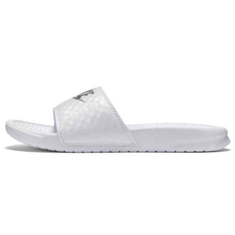 Chinelos Nike Benassi Just Do It 343881 102 branco
