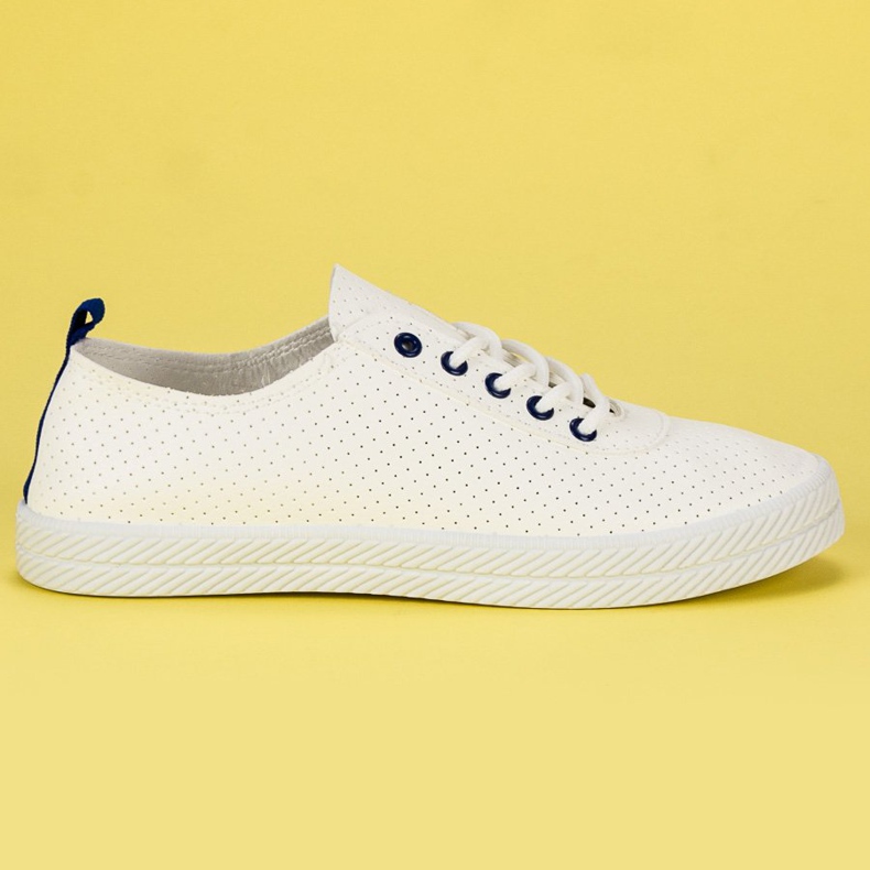 Kylie Tênis Openwork Tied branco